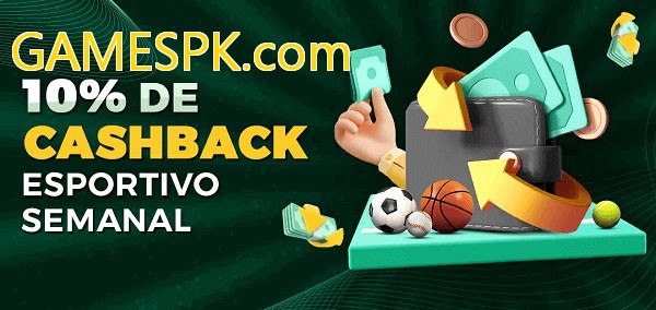 10% de bônus de cashback na GAMESPK.com